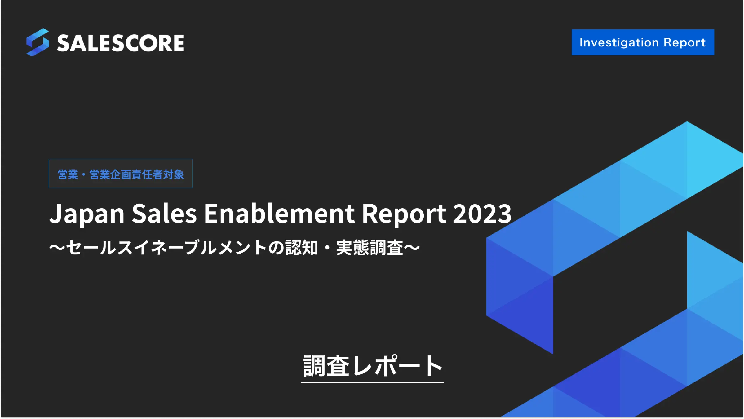Japan Sales Enablement Report 2023
